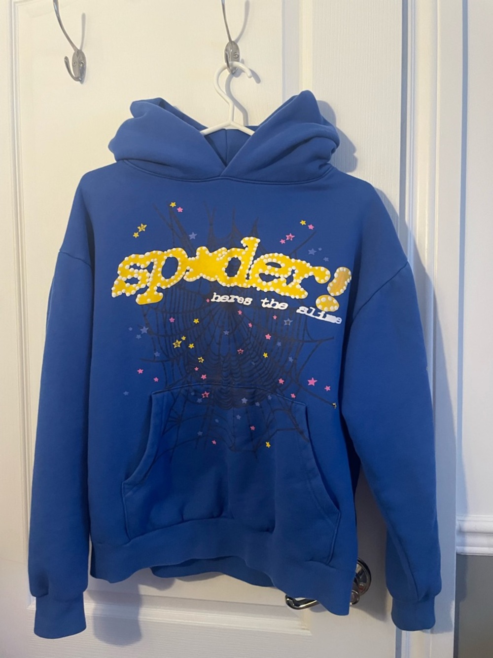 Sp5der hoodie TC Blue
